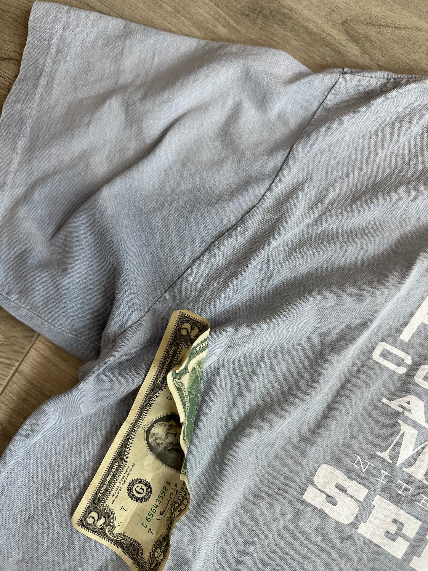 058- Super Faded Blue Tee- DOUBLE XL