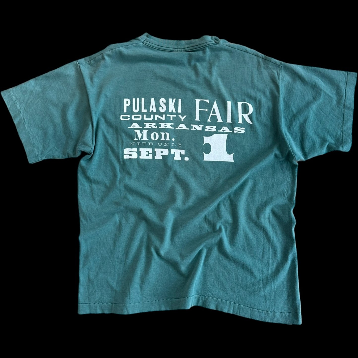 068- Teal "Anti-Pocket" Tee- LARGE
