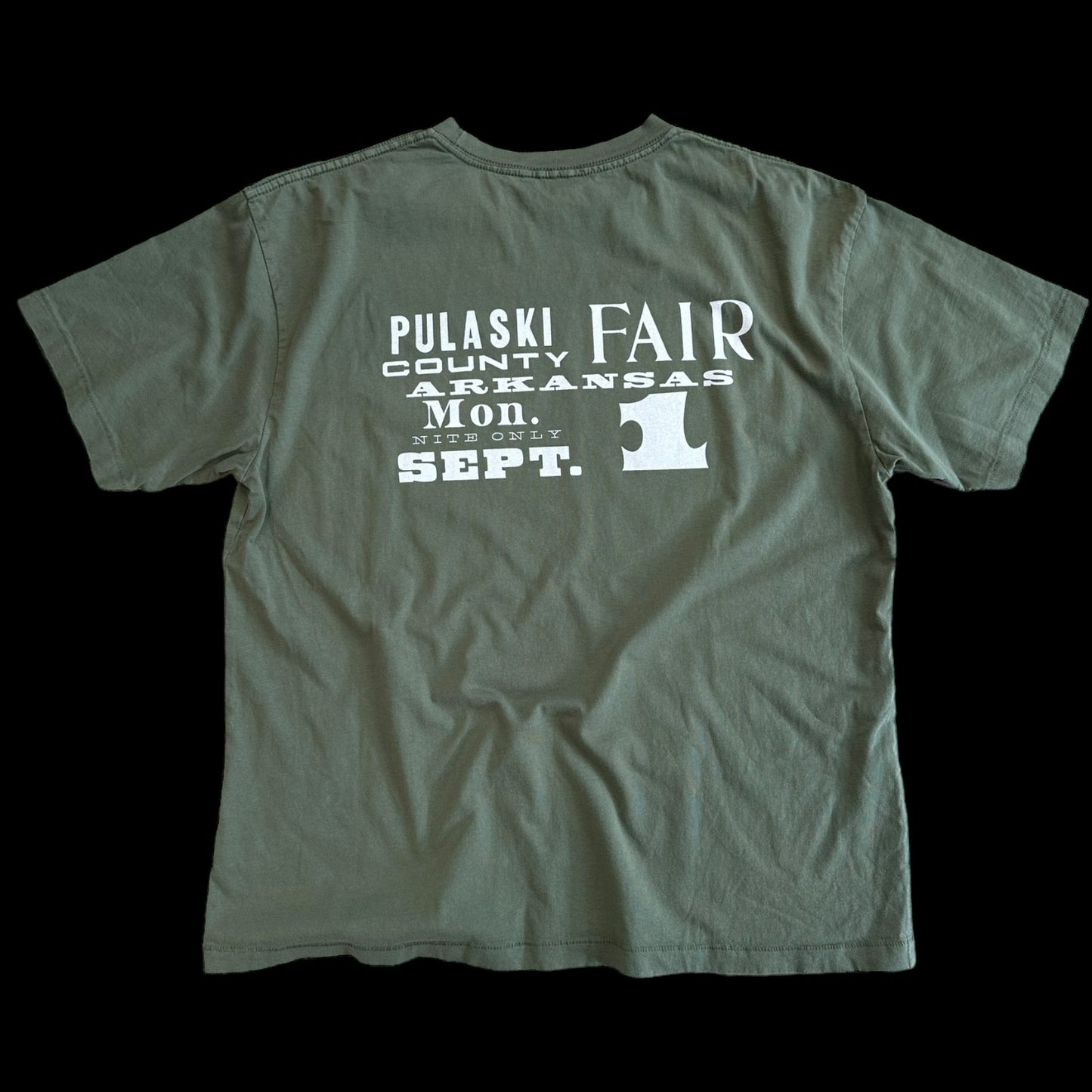 050- Olive Green Tee- EXTRA LARGE