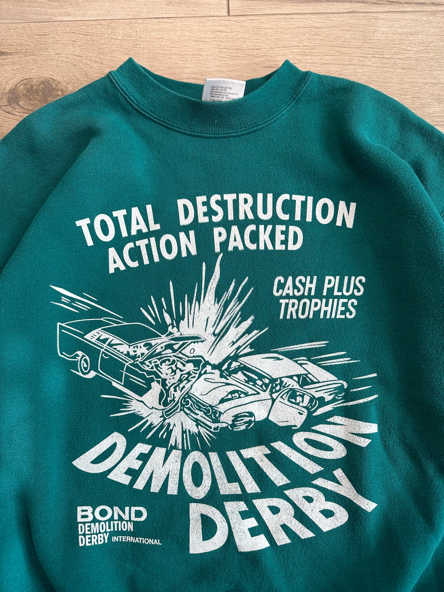 077- Teal Russell Crewneck- LARGE