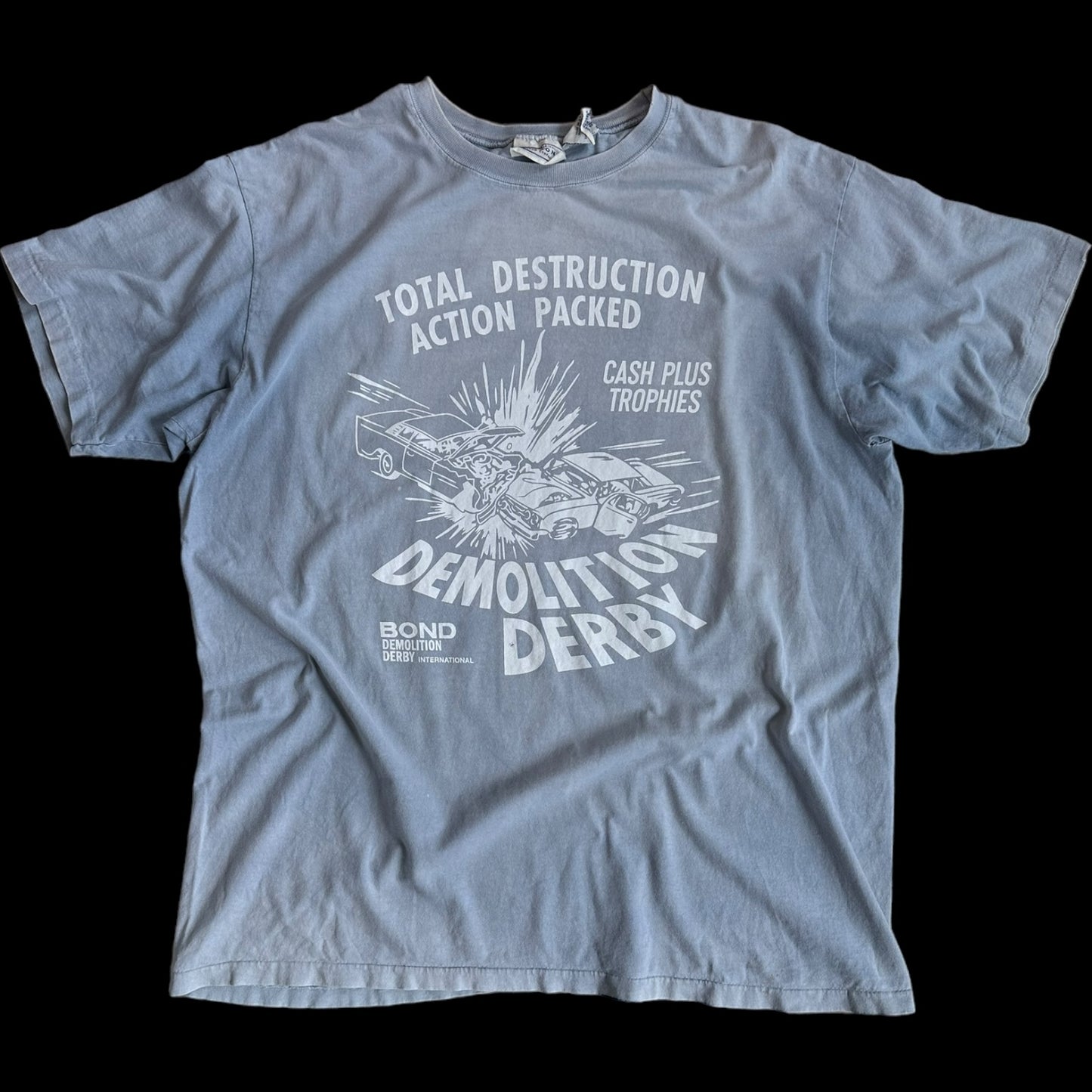 058- Super Faded Blue Tee- DOUBLE XL