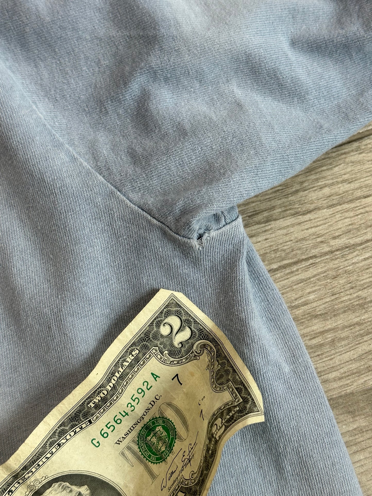 058- Super Faded Blue Tee- DOUBLE XL