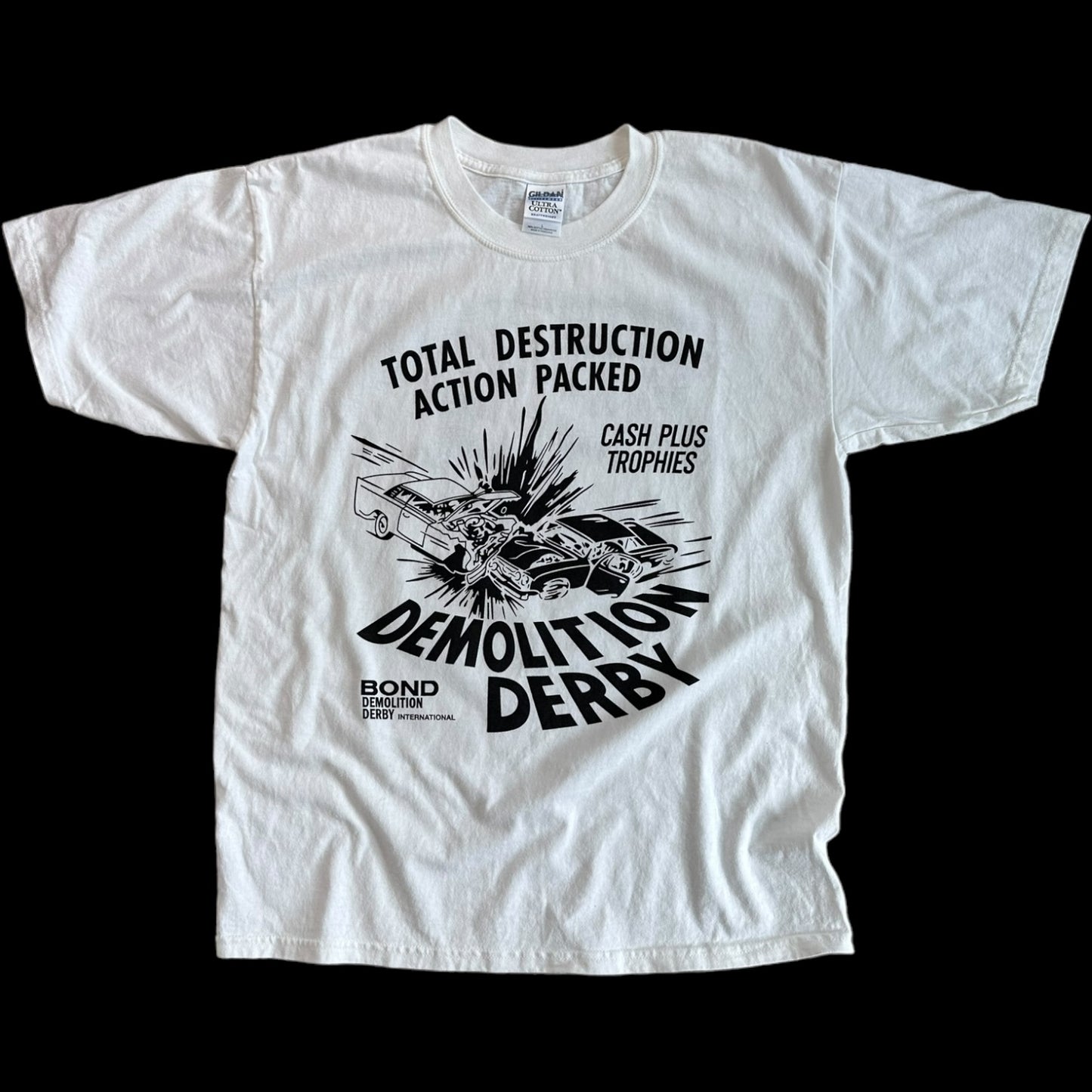 064- White Tee- LARGE