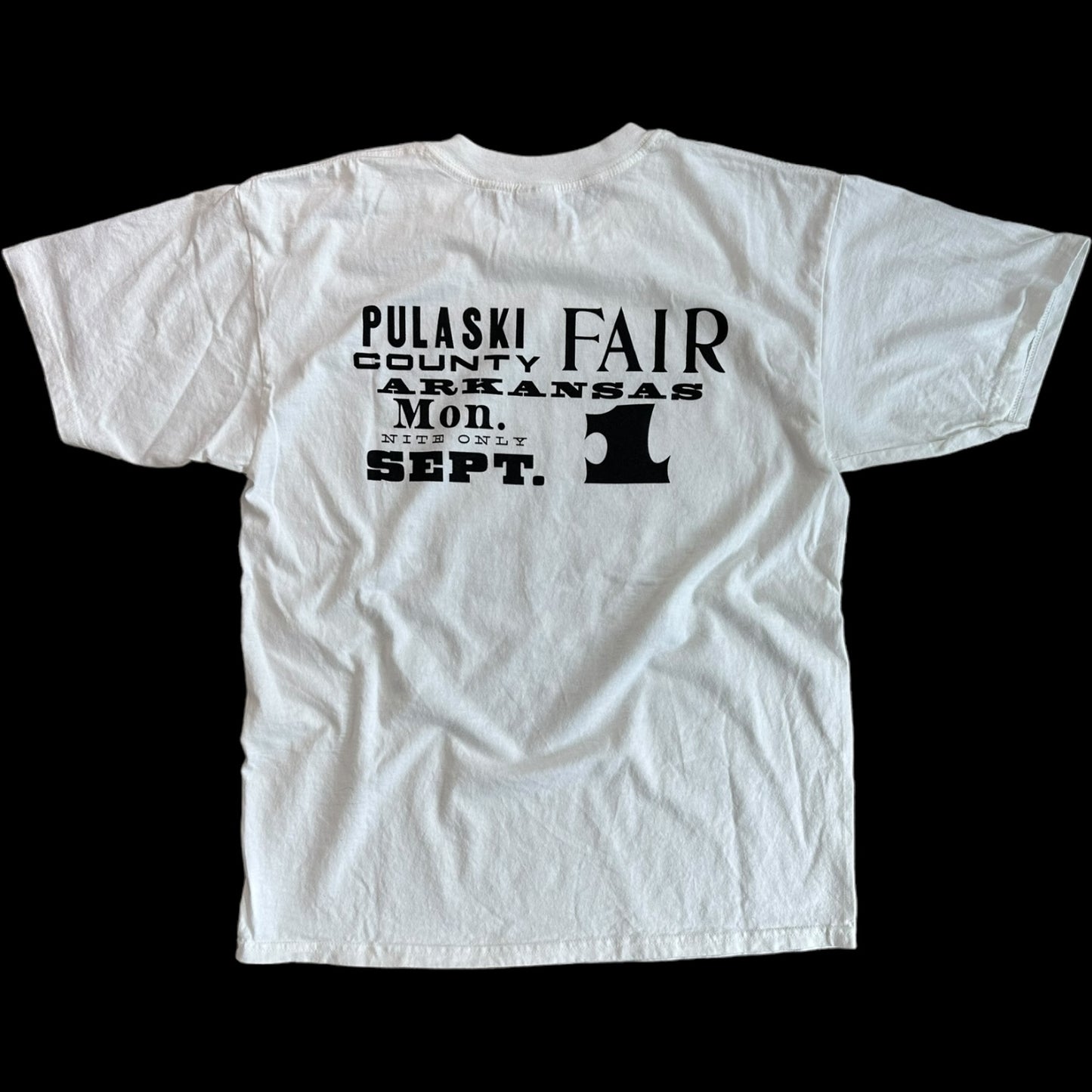 064- White Tee- LARGE