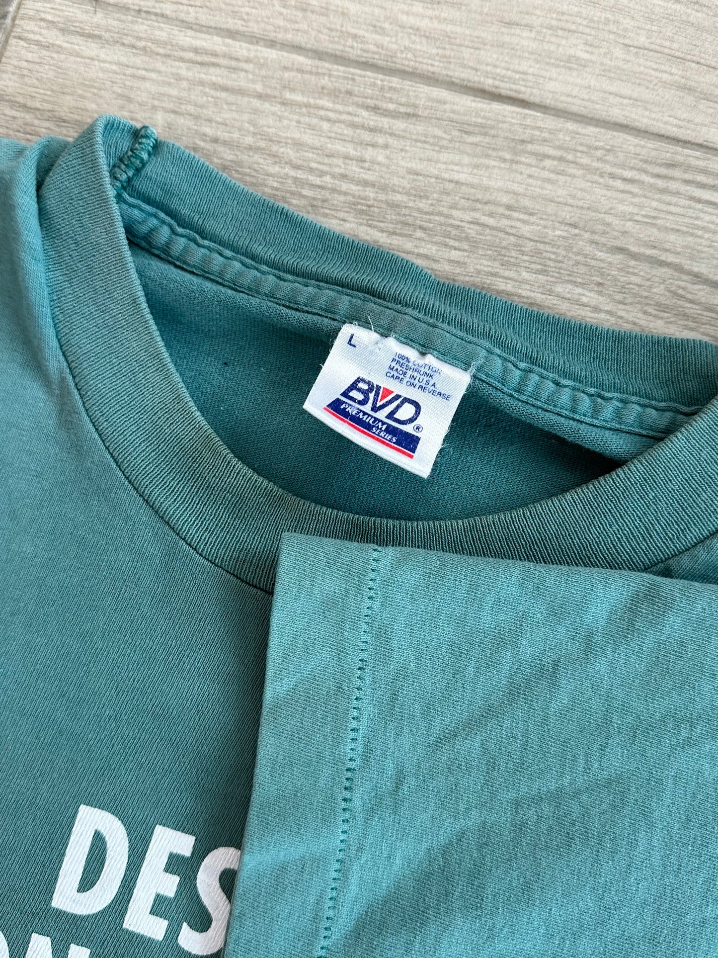 068- Teal "Anti-Pocket" Tee- LARGE