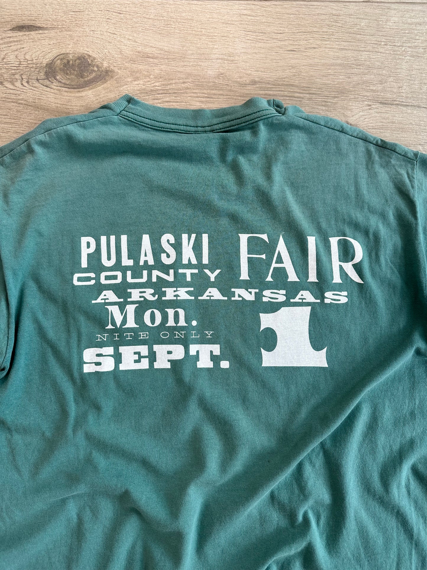 068- Teal "Anti-Pocket" Tee- LARGE