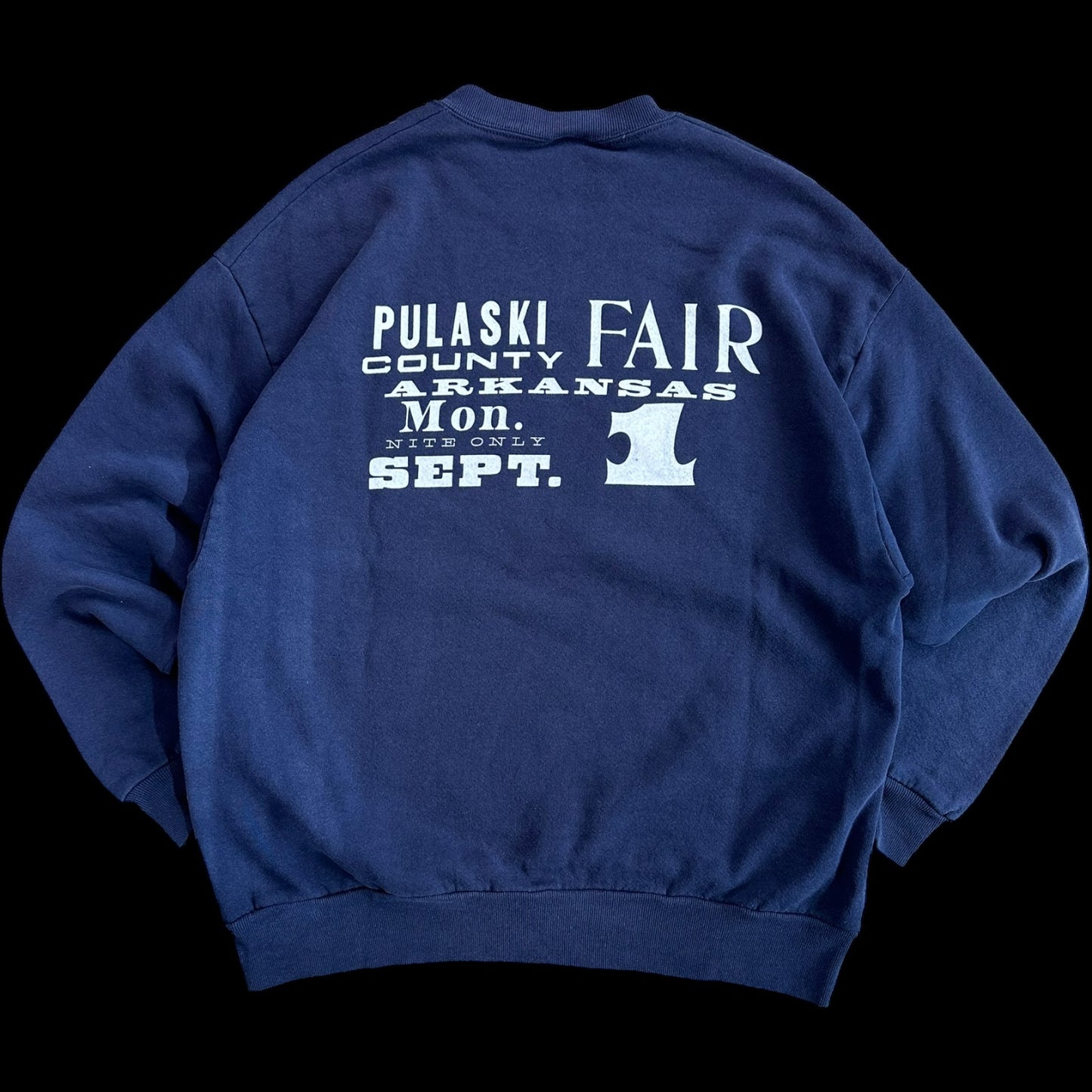 074- Navy Crewneck- EXTRA LARGE