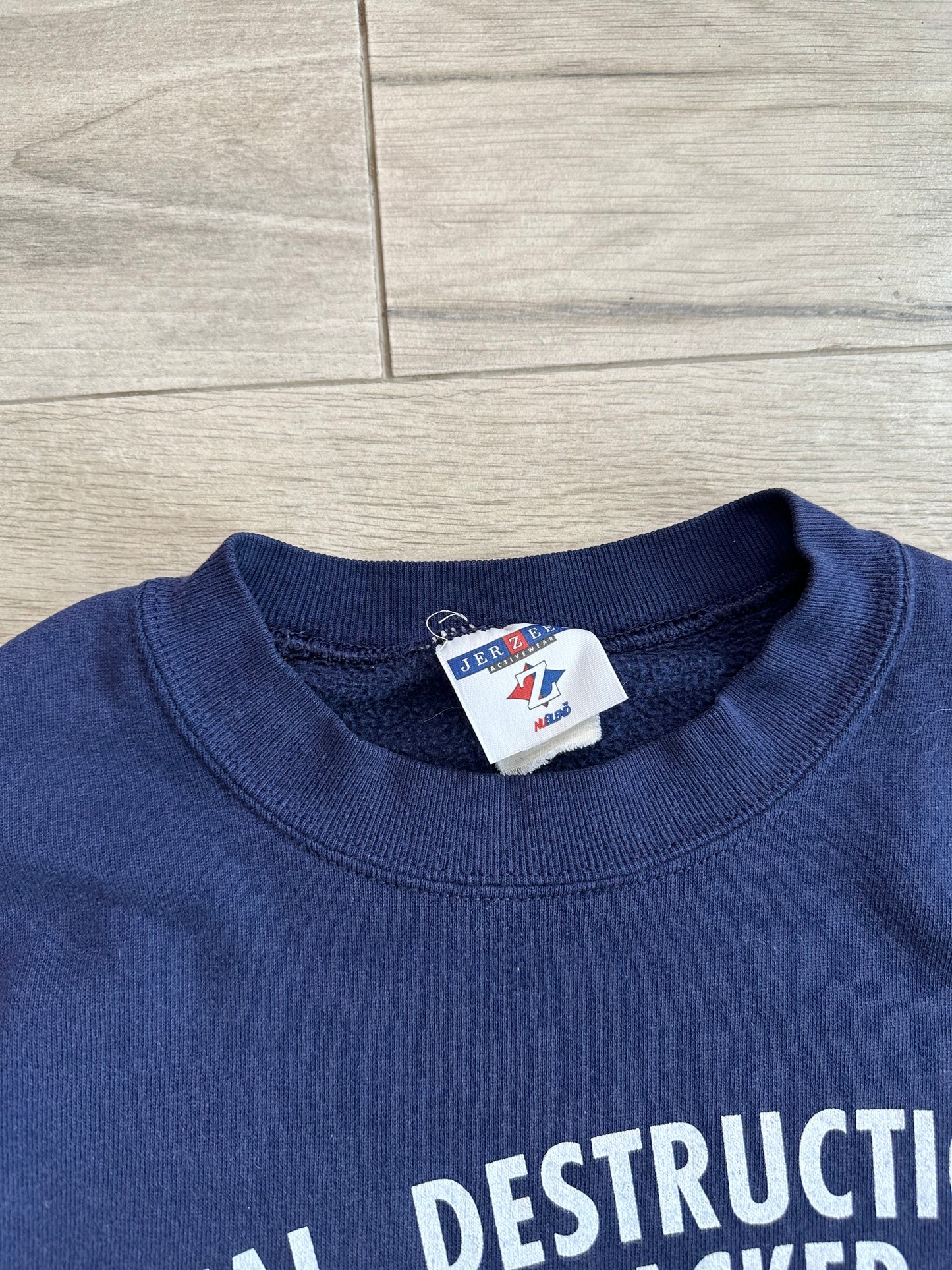 074- Navy Crewneck- EXTRA LARGE